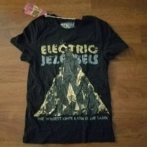 ELECTRIC JEZEBELS BAND T-SHIRT SIZE‎ Medium
